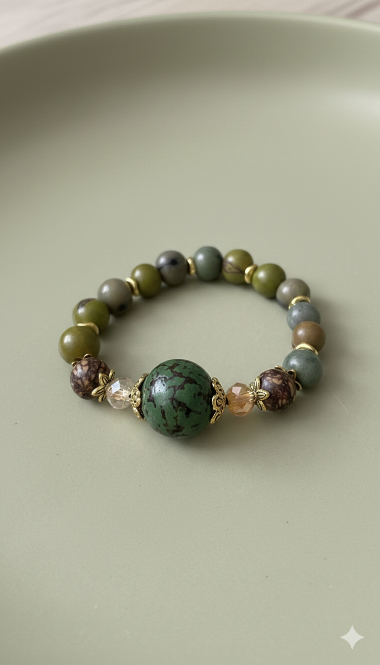 🌿 L'Âme du Bracelet : Sérénité Sauvage