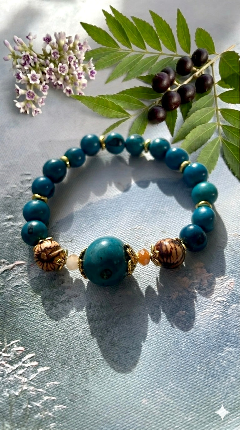 Entre Terre et Mer 🌊🌿 bracelet l’équilibre créative