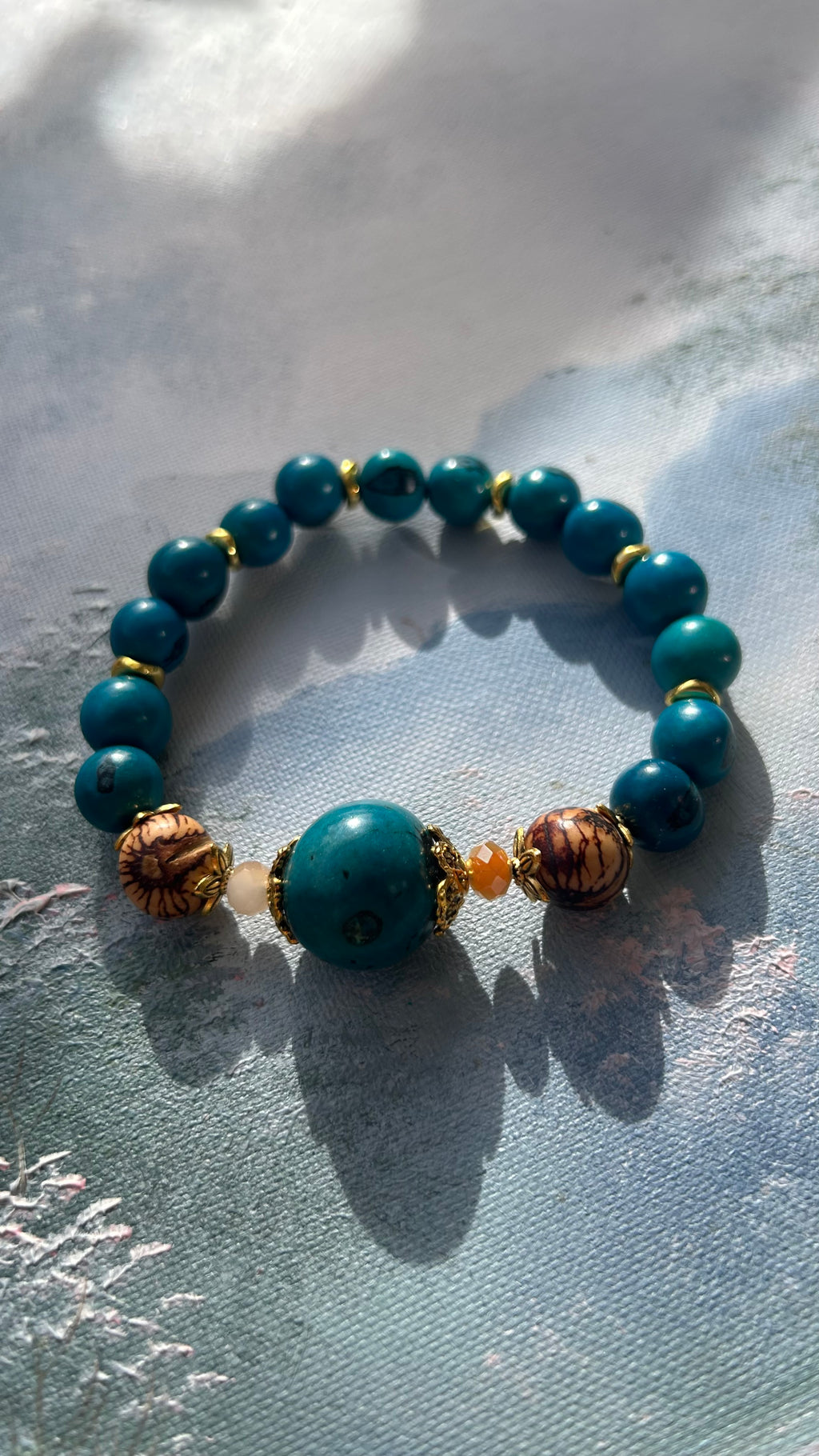 Entre Terre et Mer 🌊🌿 bracelet l’équilibre créative
