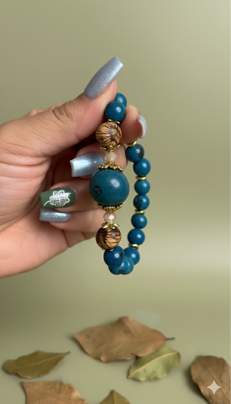 Entre Terre et Mer 🌊🌿 bracelet l’équilibre créative