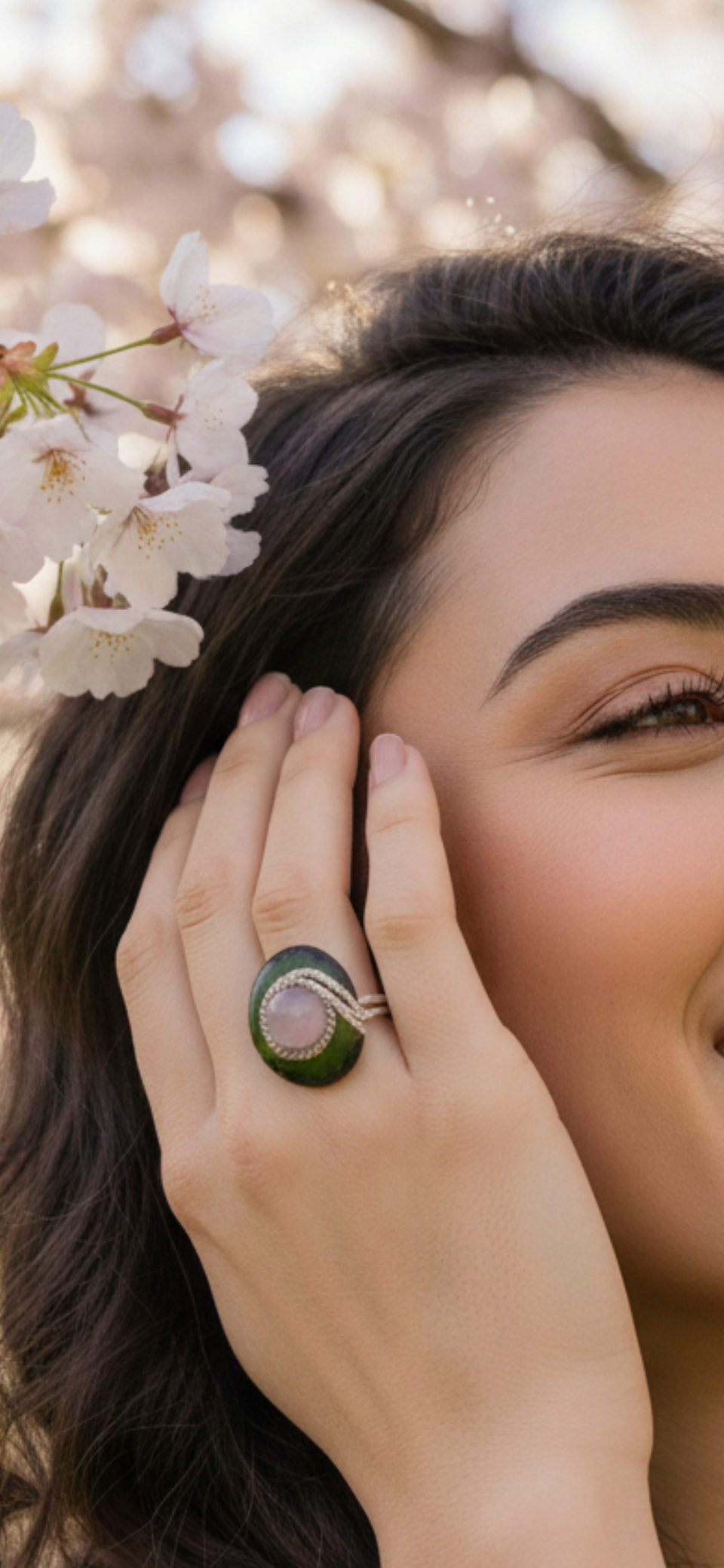 Le lux éthique bague unique en ivoire végétal