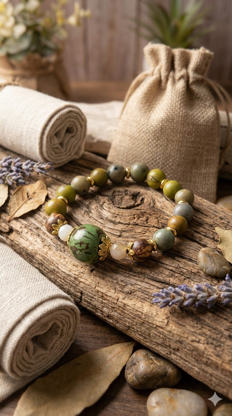 🌿 L'Âme du Bracelet : Sérénité Sauvage